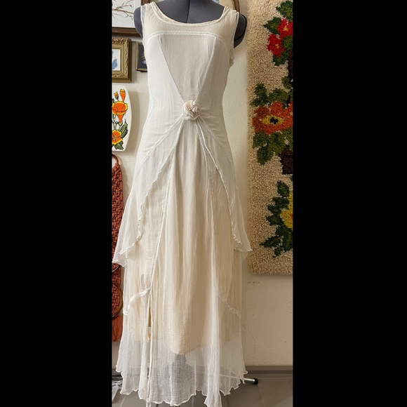 Breathtaking Vintage 90s Cottage-core dress - Picture 3 of 5